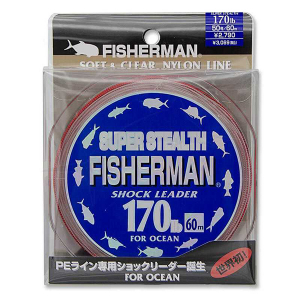 Шок лидер Fisherman Super Stealth Shock Leader 170Lb 60м